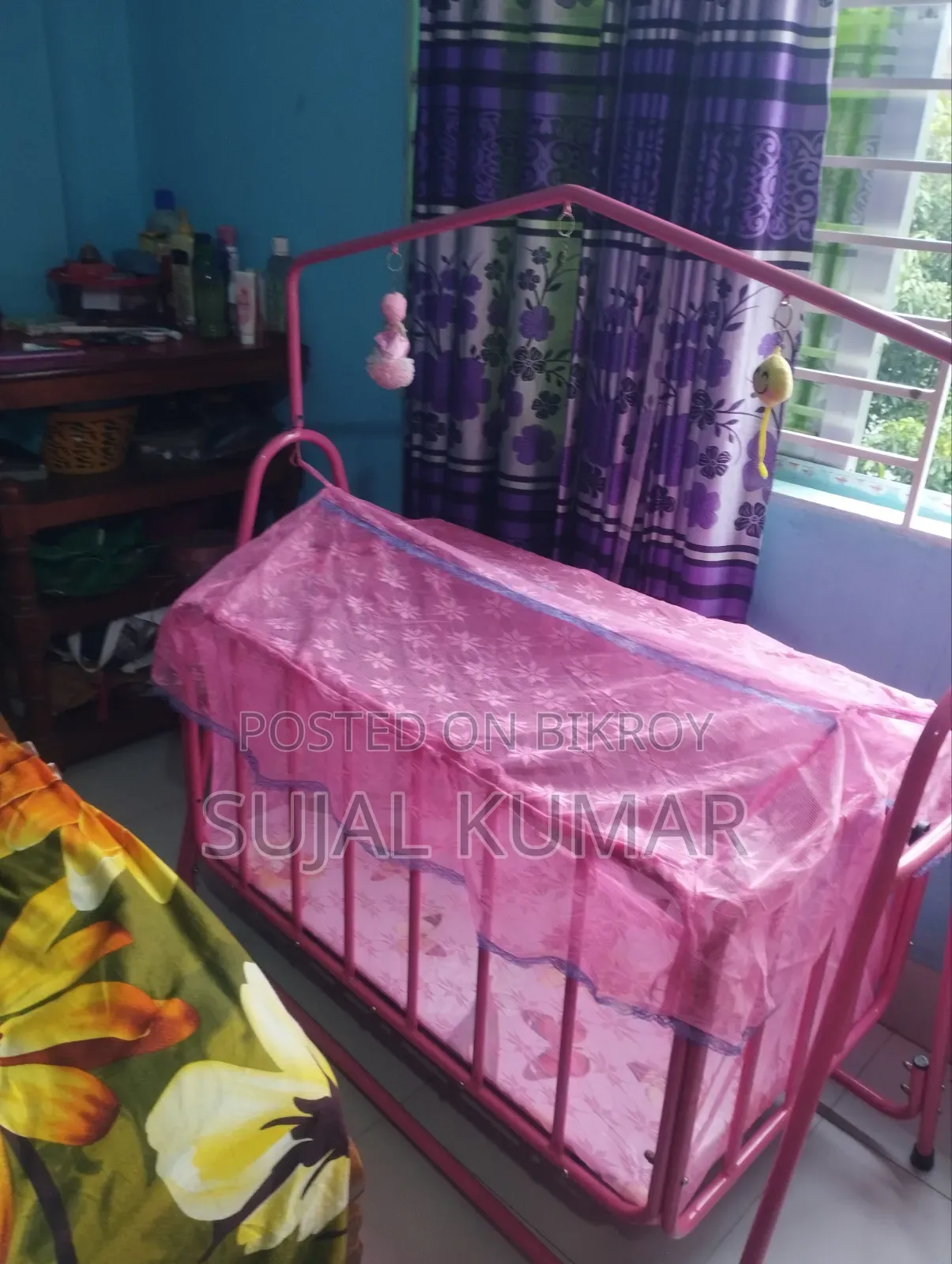 A cradle will be sold