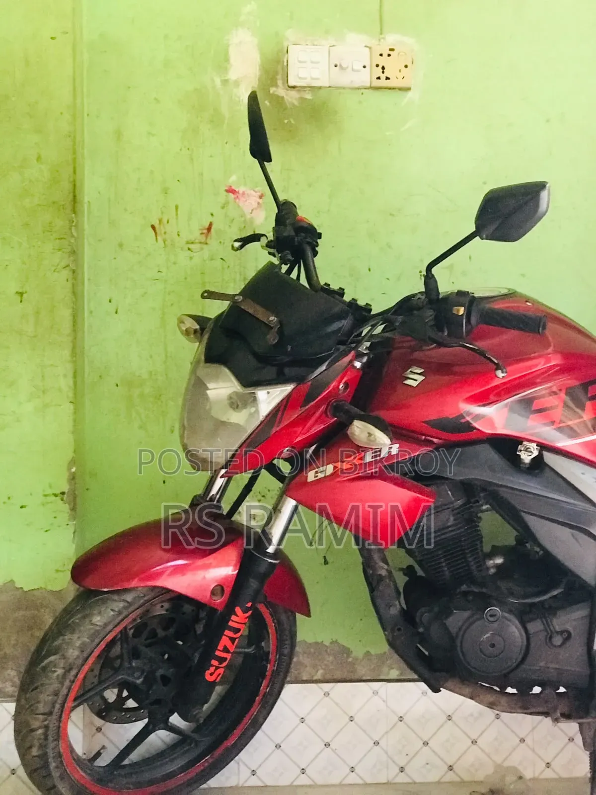 Suzuki Gixxer Monotone 2017 Red