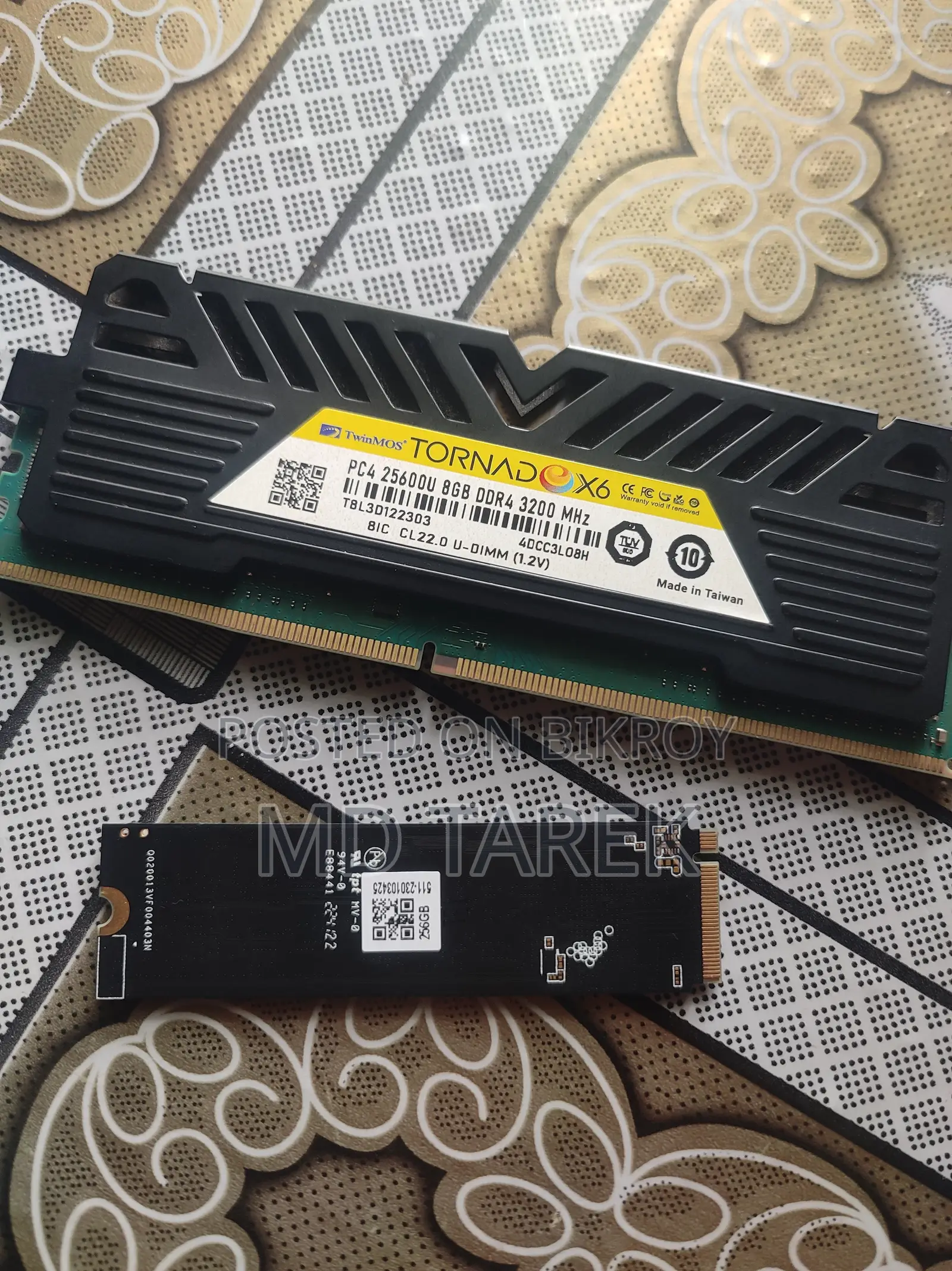 SSD and RAM for sale