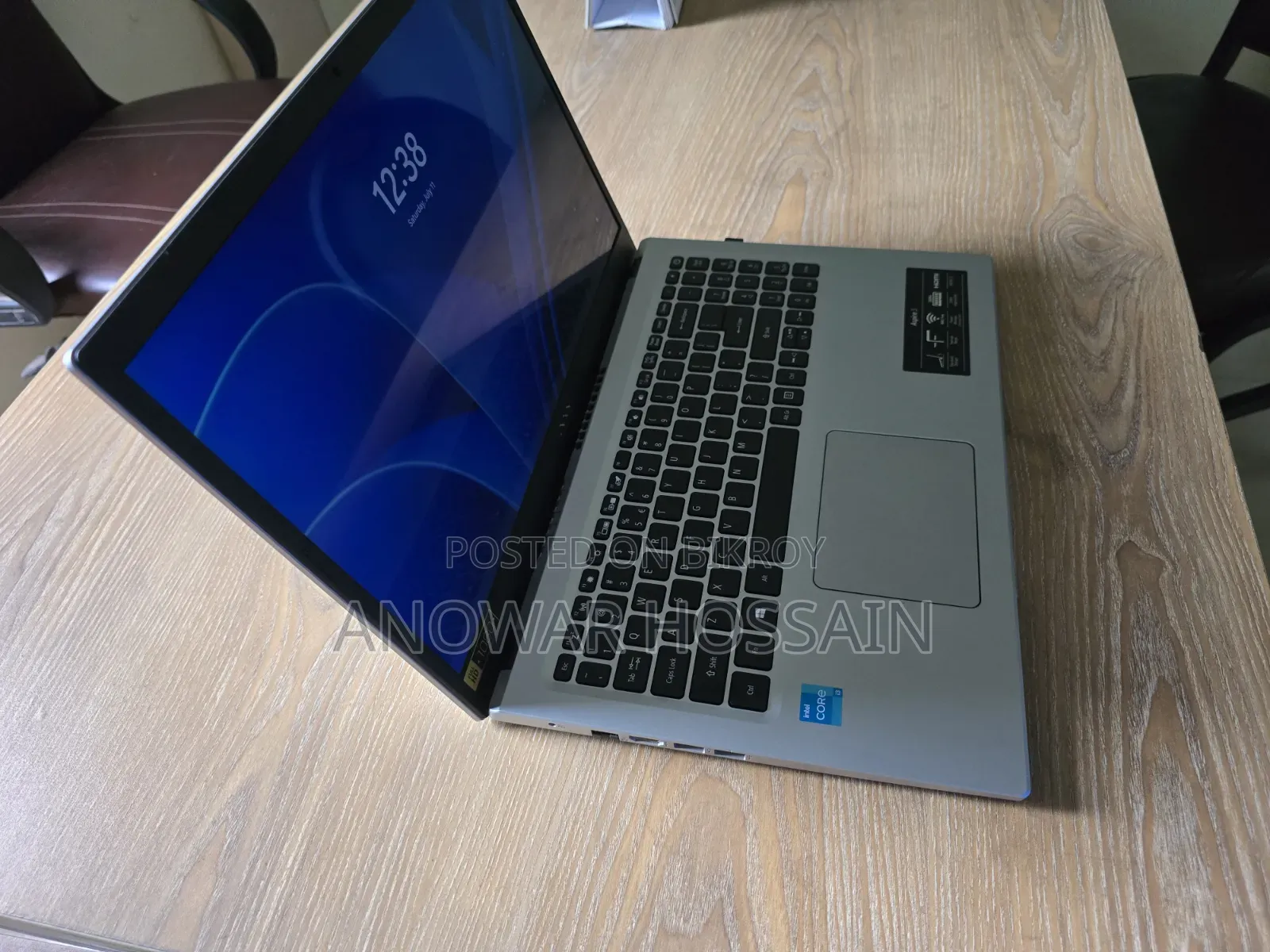 ল্যাপটপ Acer Aspire 3 4GB Intel Core I3 HDD 1TB