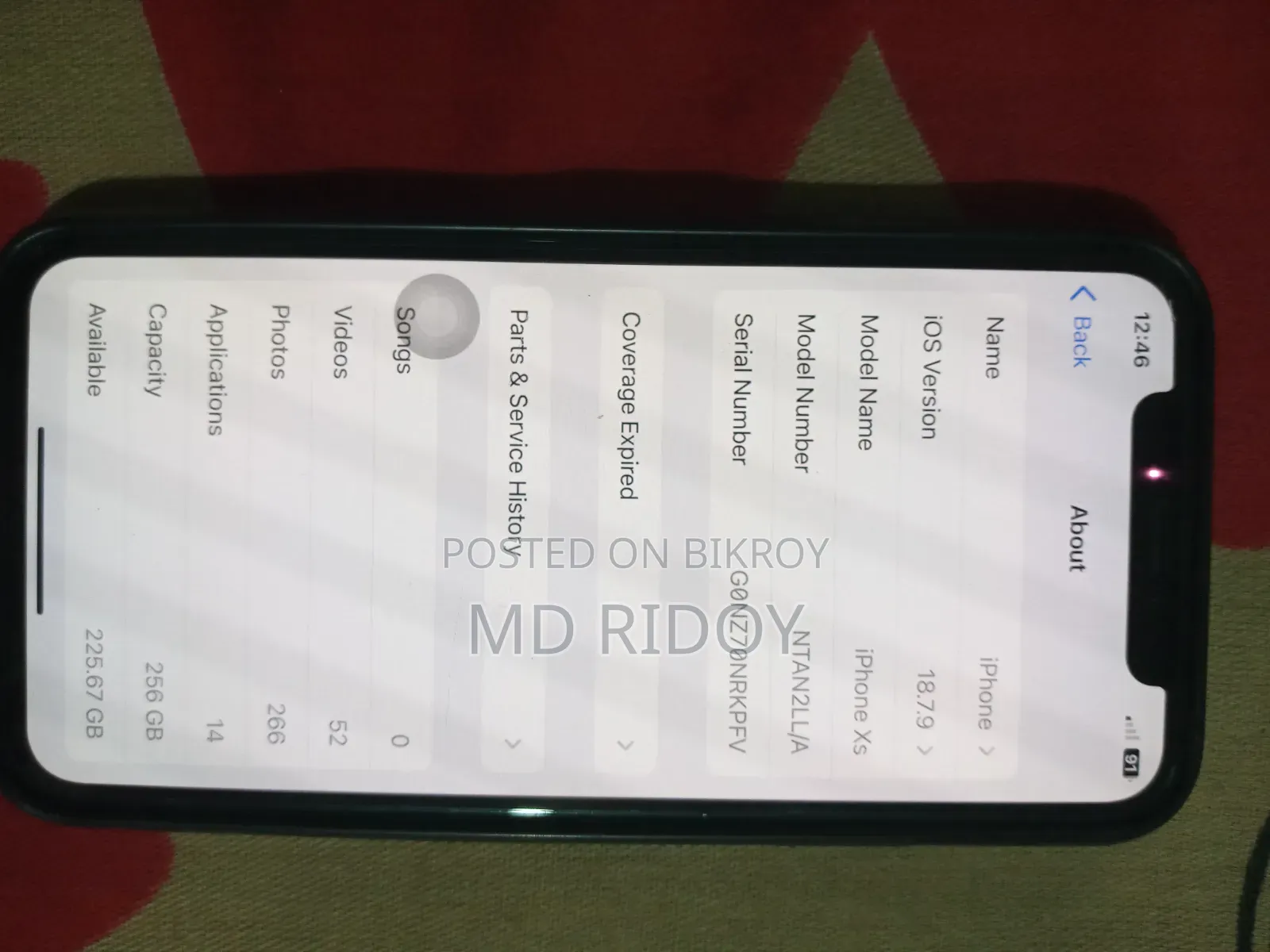 Apple iPhone XS 256 GB White