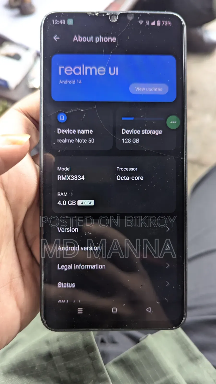 Realme Note 50 128 GB Black