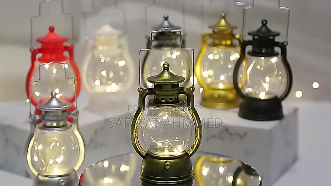 LED Vintage Hurricane Light / Decorative Lantern