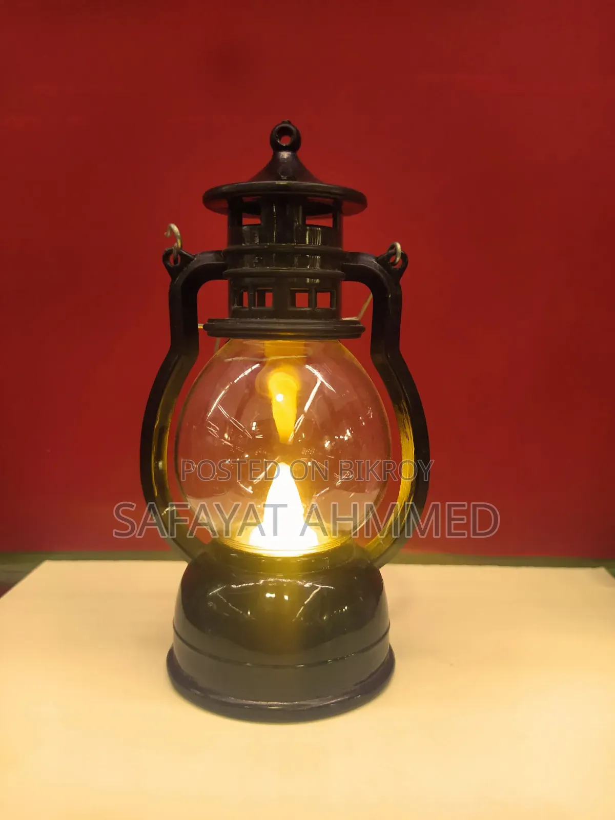 LED Vintage Hurricane Light / Decorative Lantern