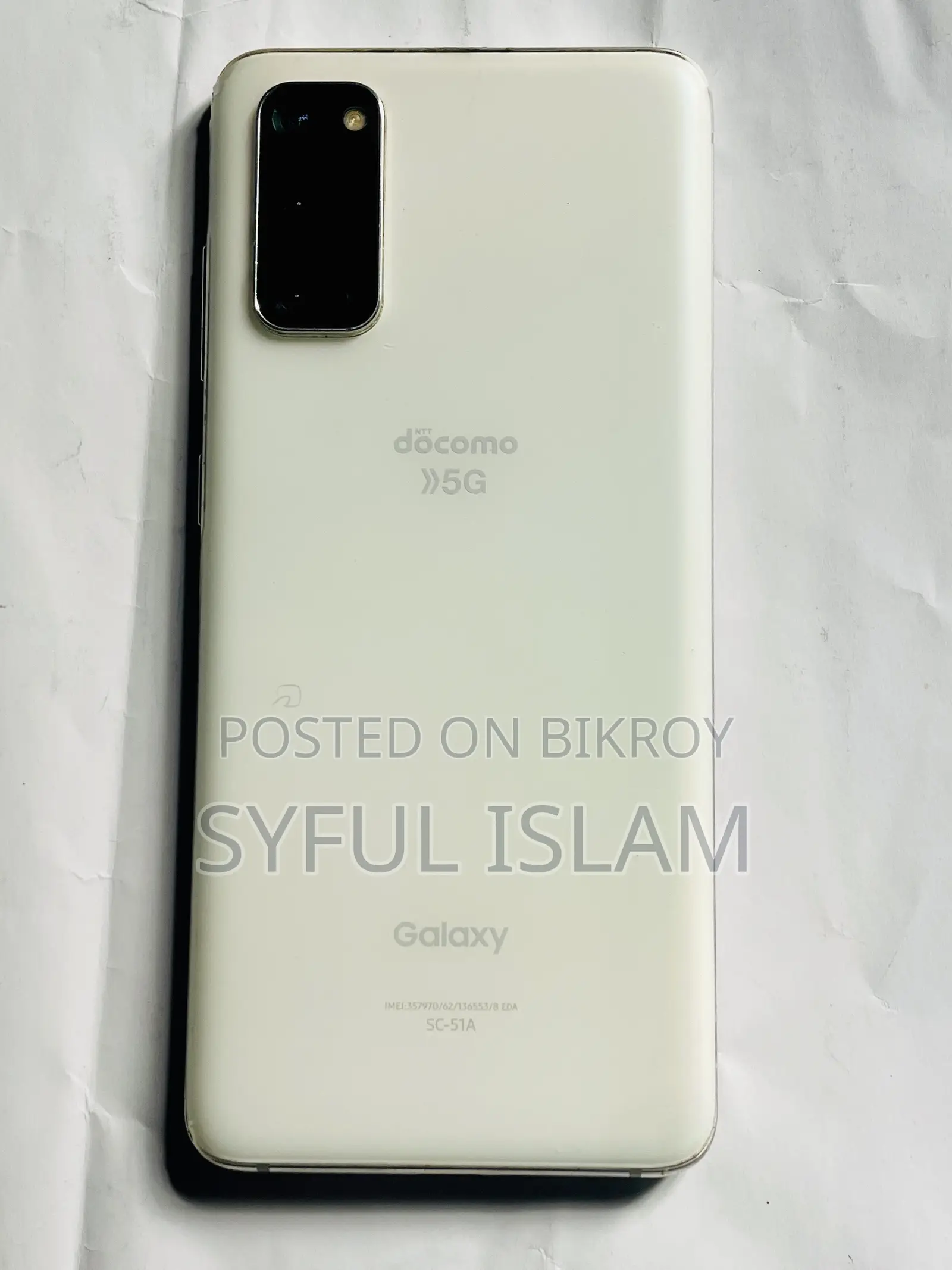Samsung Galaxy S20 5G Uw 128 GB White