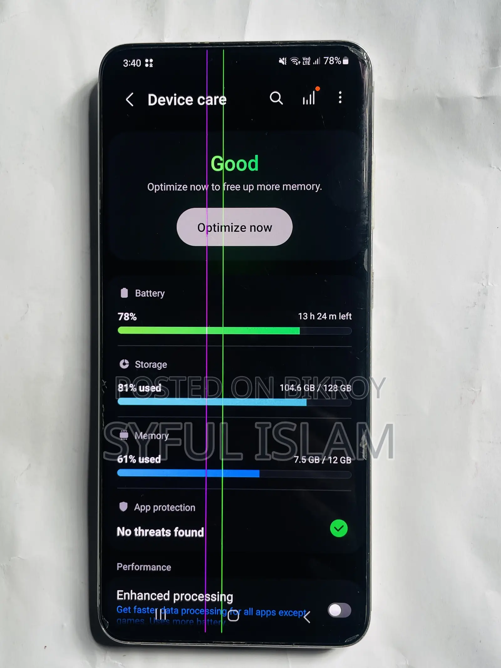 Samsung Galaxy S20 5G Uw 128 GB White