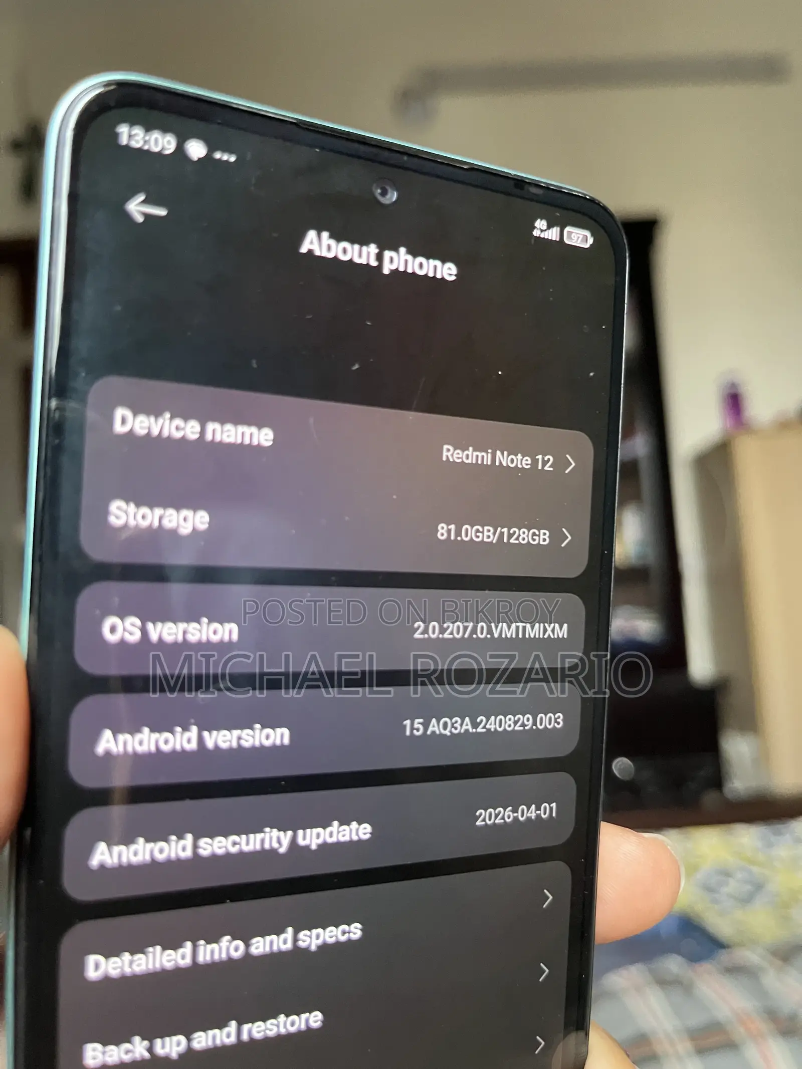 Xiaomi Redmi Note 12 128 GB Green