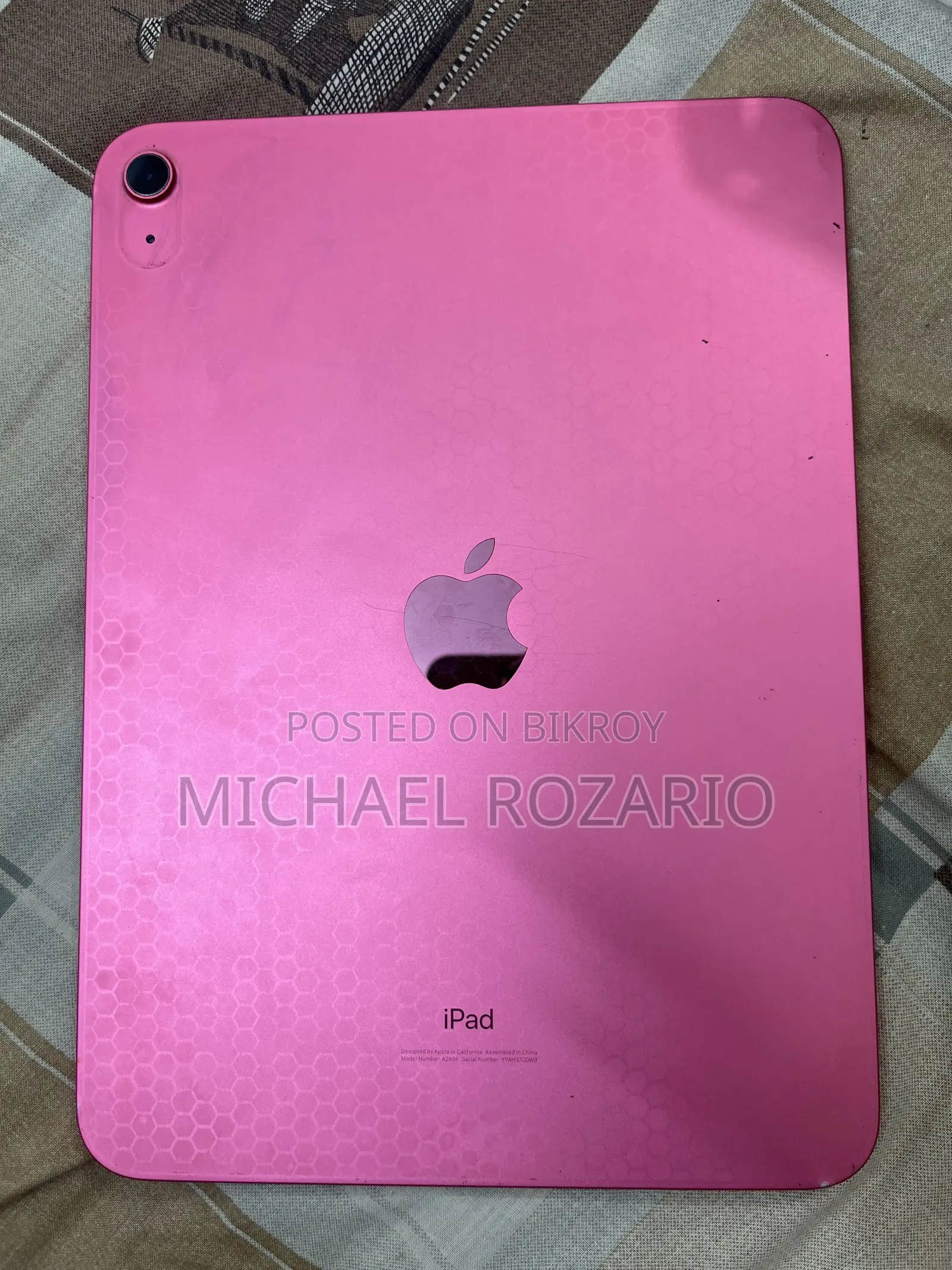 Apple iPad 10.2 (2020) Wi-Fi 64 GB Pink