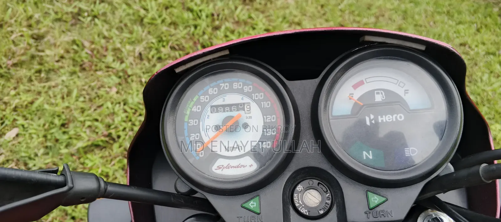 Hero Splendor Plus 2023 Red