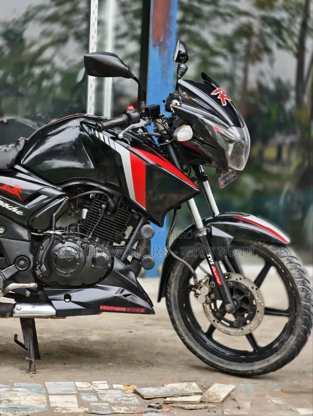 TVS Apache RTR 160 2V 2013 Black
