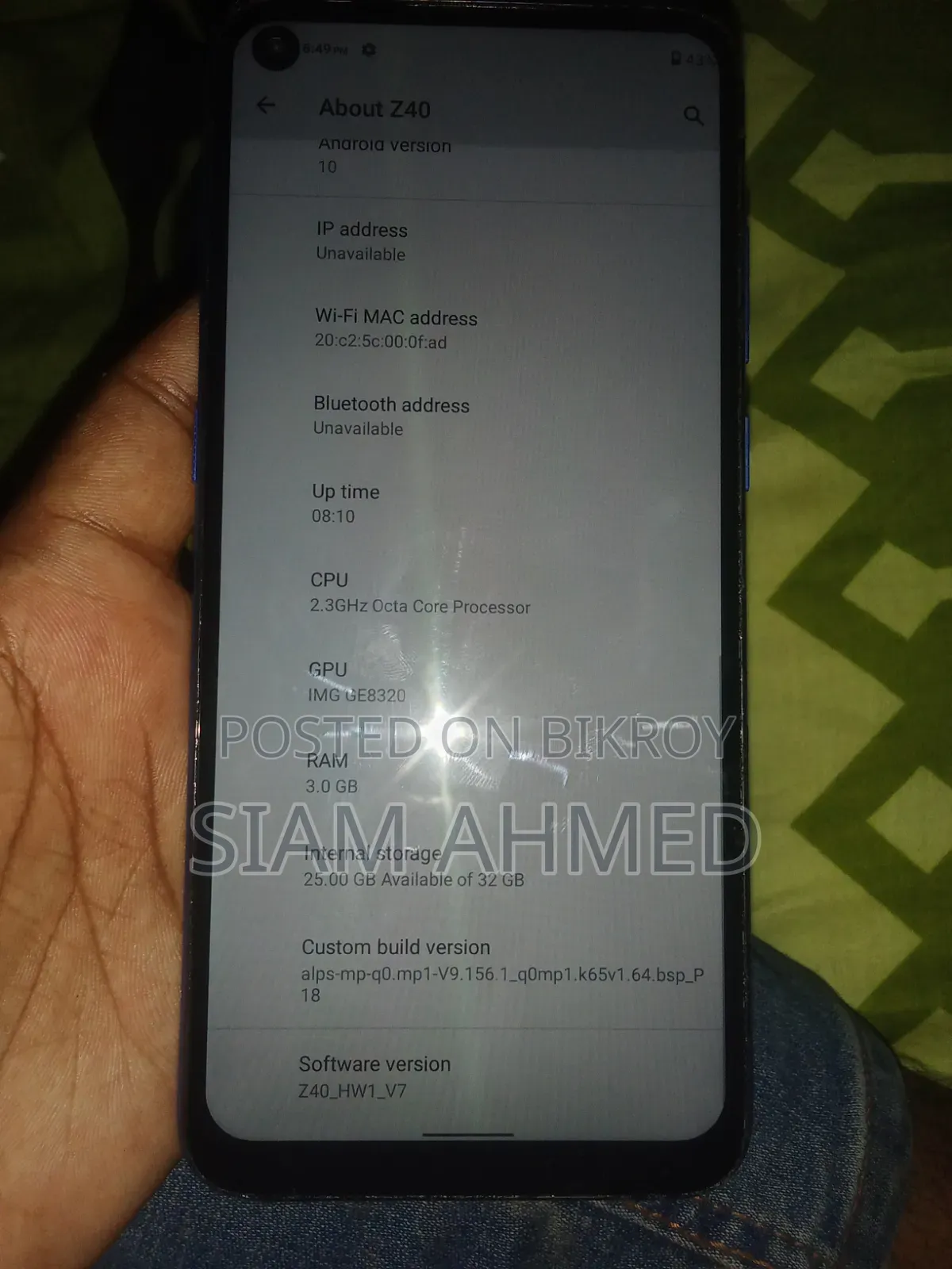 Symphony Z40 32 GB Blue
