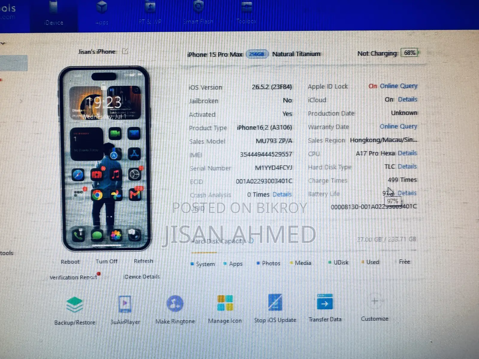 Apple iPhone 15 Pro Max 256 GB White