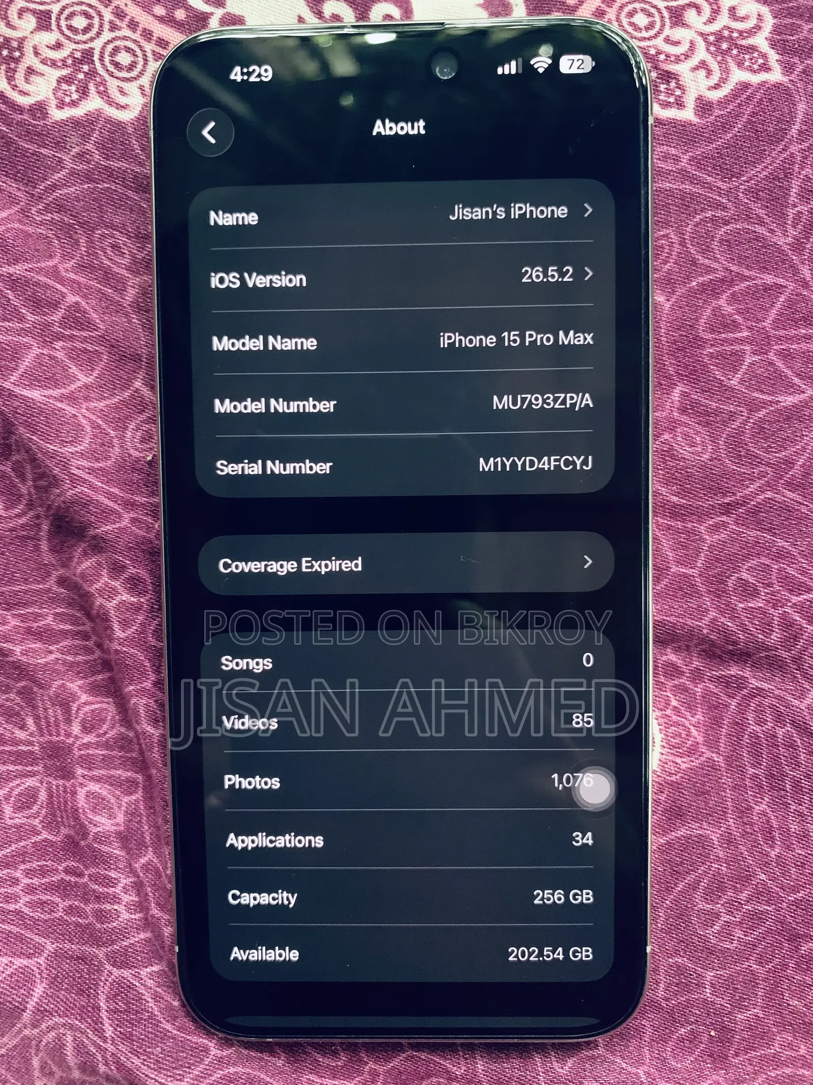 Apple iPhone 15 Pro Max 256 GB White