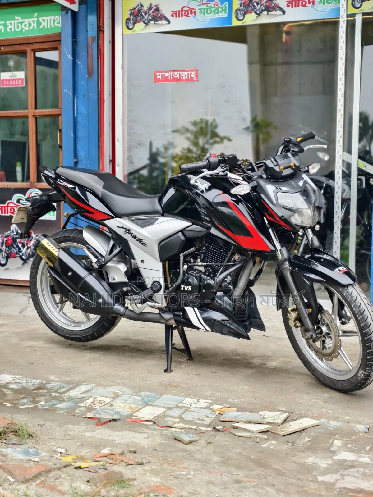 TVS Apache 160 4V 2024 Black