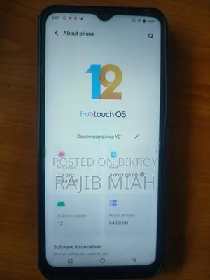 Vivo Y21 64 GB White