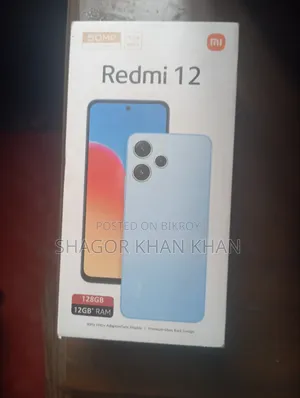 শাওমি ১২ ১২৮ জিবি ব্ল্যাক