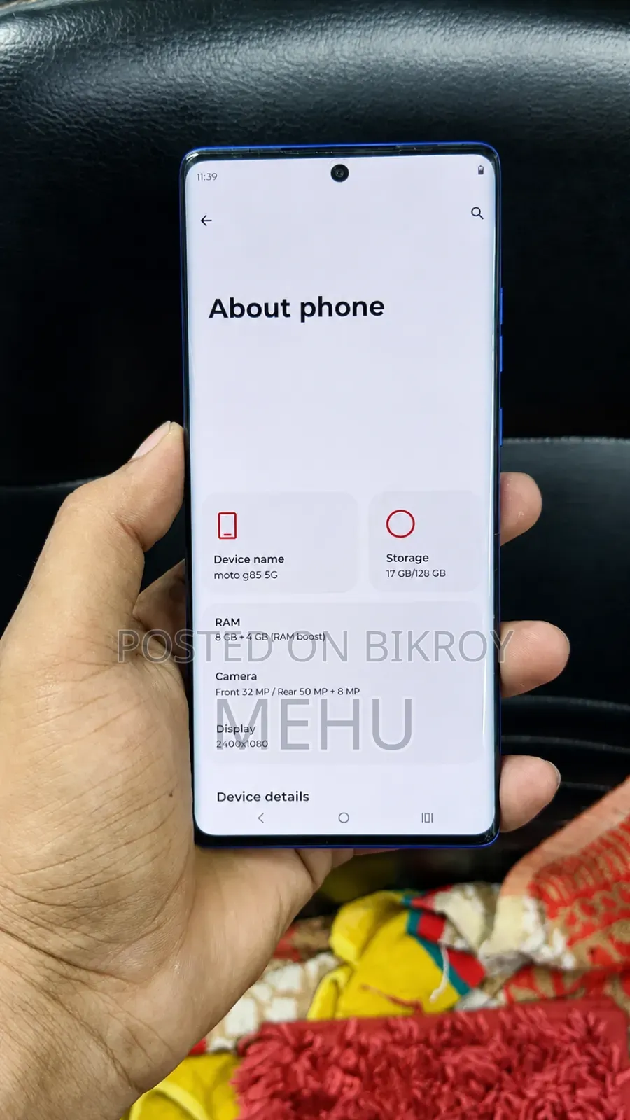 Motorola Moto G85 128 GB Blue