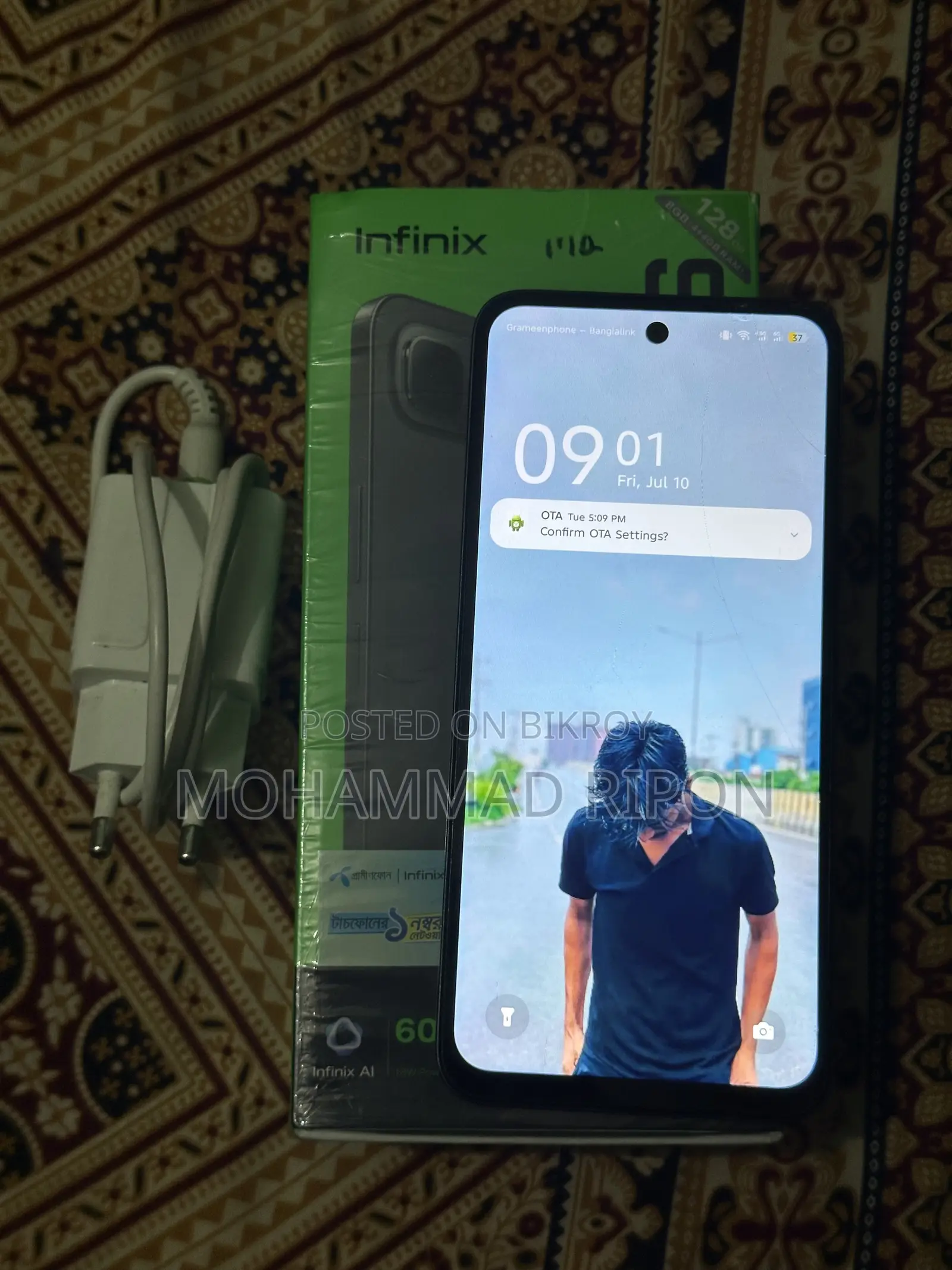 Infinix Smart 10 Plus 128 GB Black