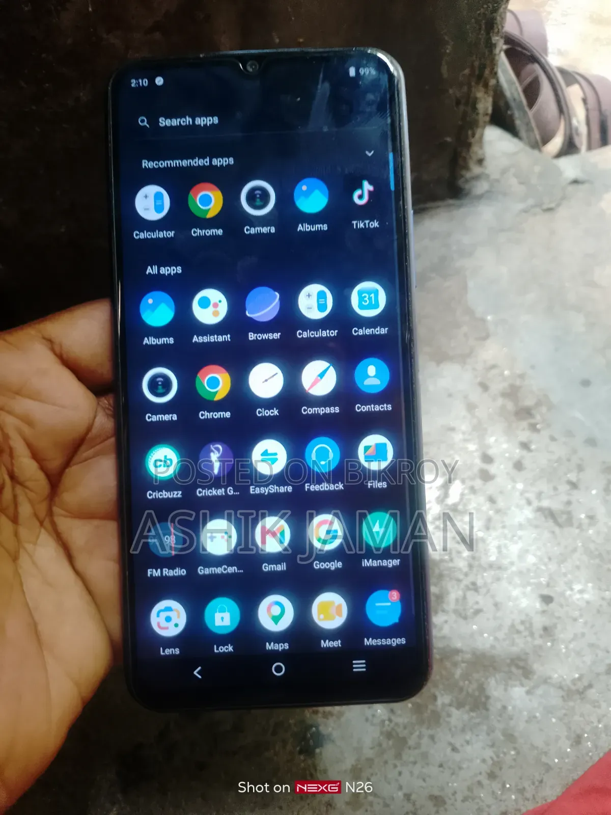 Vivo V21s 128 GB Blue