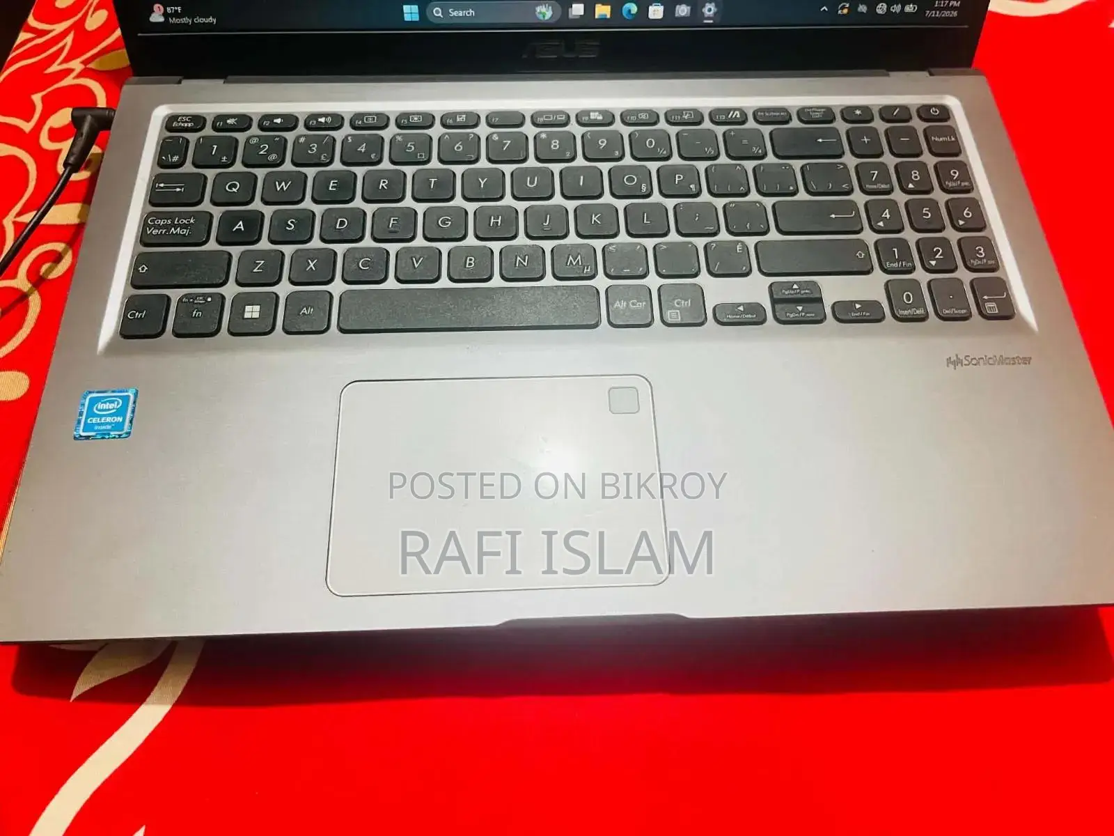 ল্যাপটপ Asus 4GB SSD 256GB