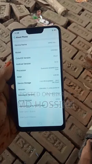 Oppo A3s 256 GB White