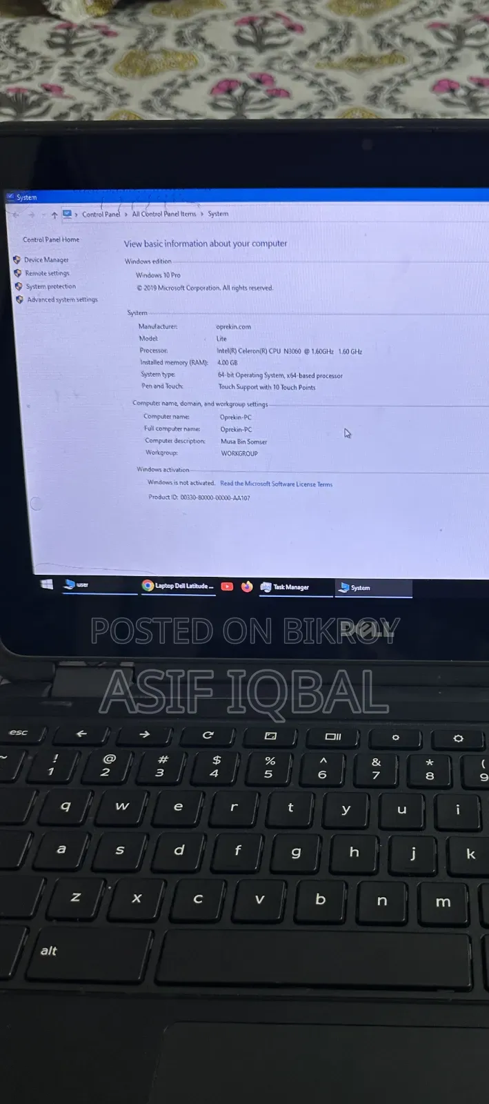 Laptop Dell Chromebook 11 4GB Intel Pentium SSD 128GB