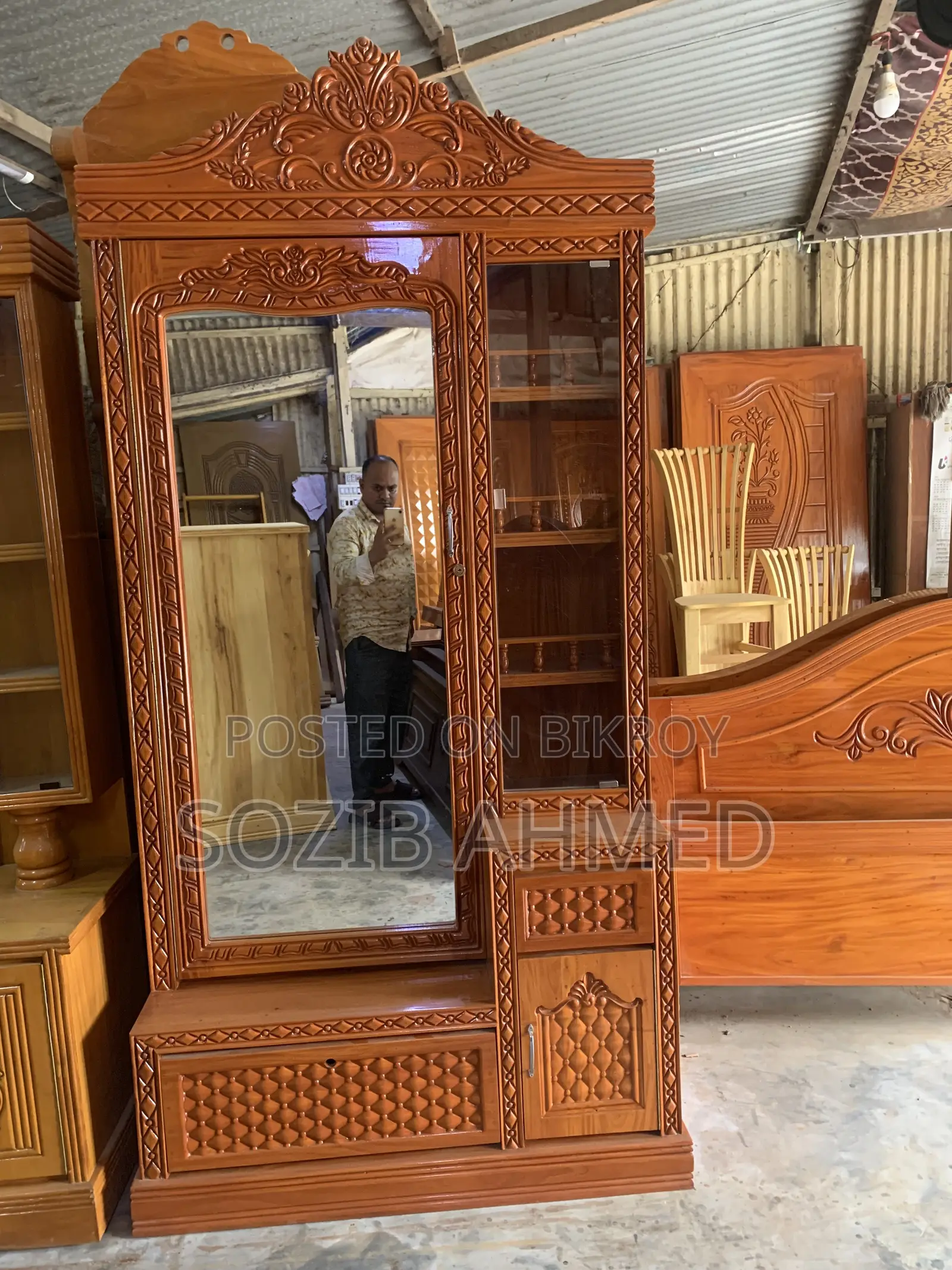 Solid Teak Wood Dressing Table