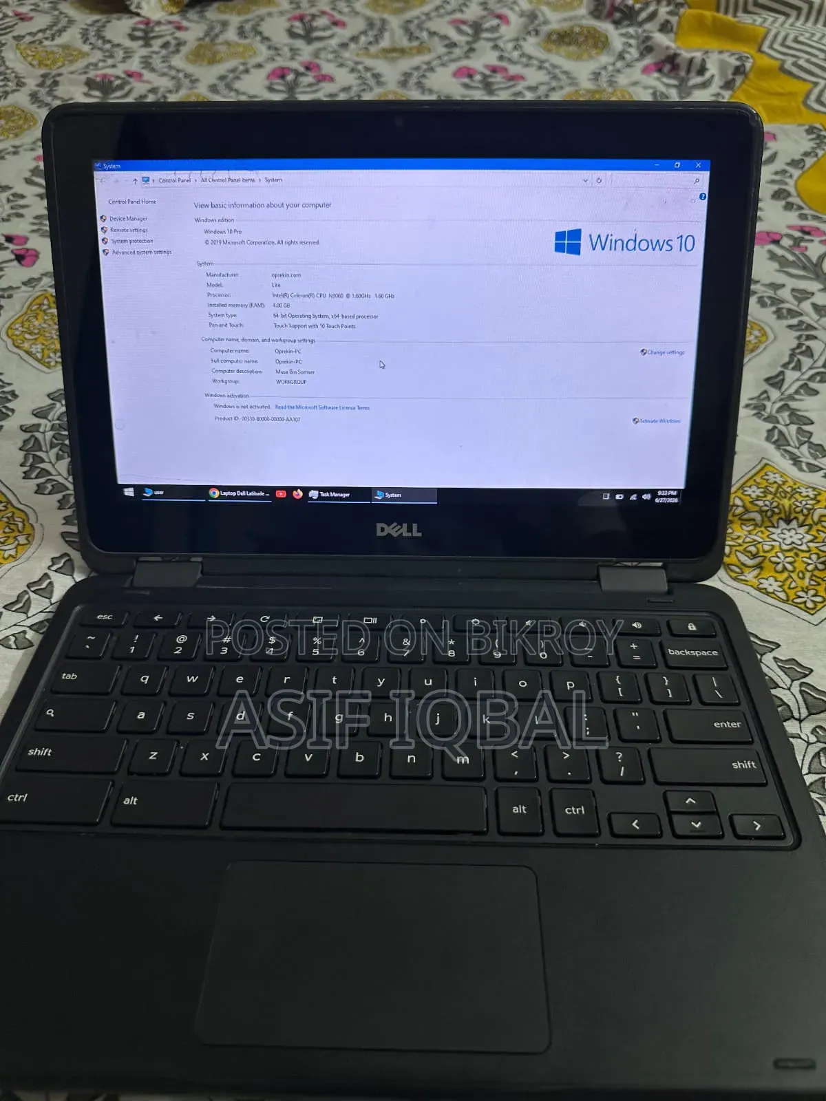 Laptop Dell Chromebook 11 4GB Intel Pentium SSD 128GB