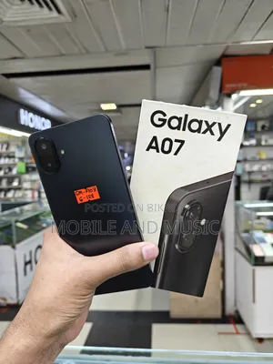 স্যামসাং গ্যালাক্সি এ০৭ ১২৮ জিবি কালো