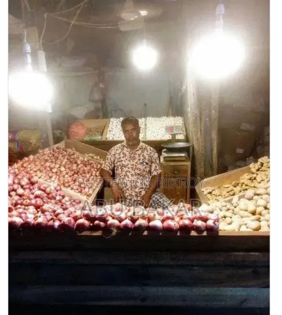 Wholesale shop for rent inside the vegetable market
