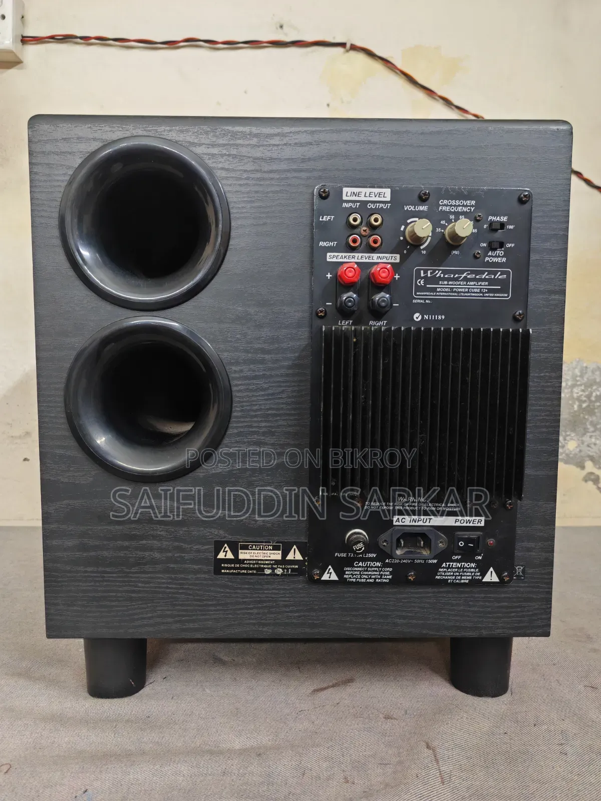 Wharfedale Active Subwoofer UK Model: Power Cube 12+