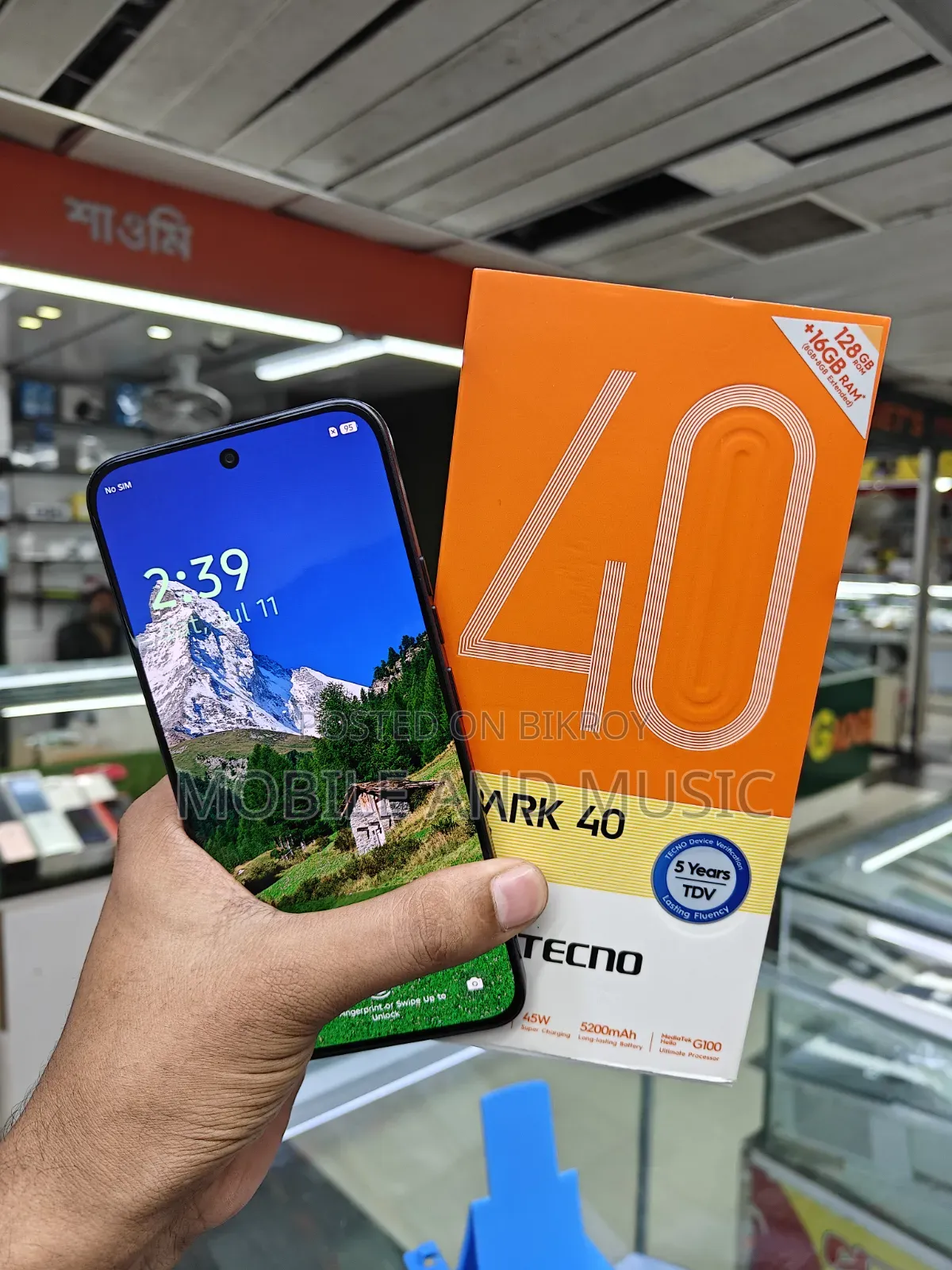 Tecno Spark 40 Pro 128 GB Black