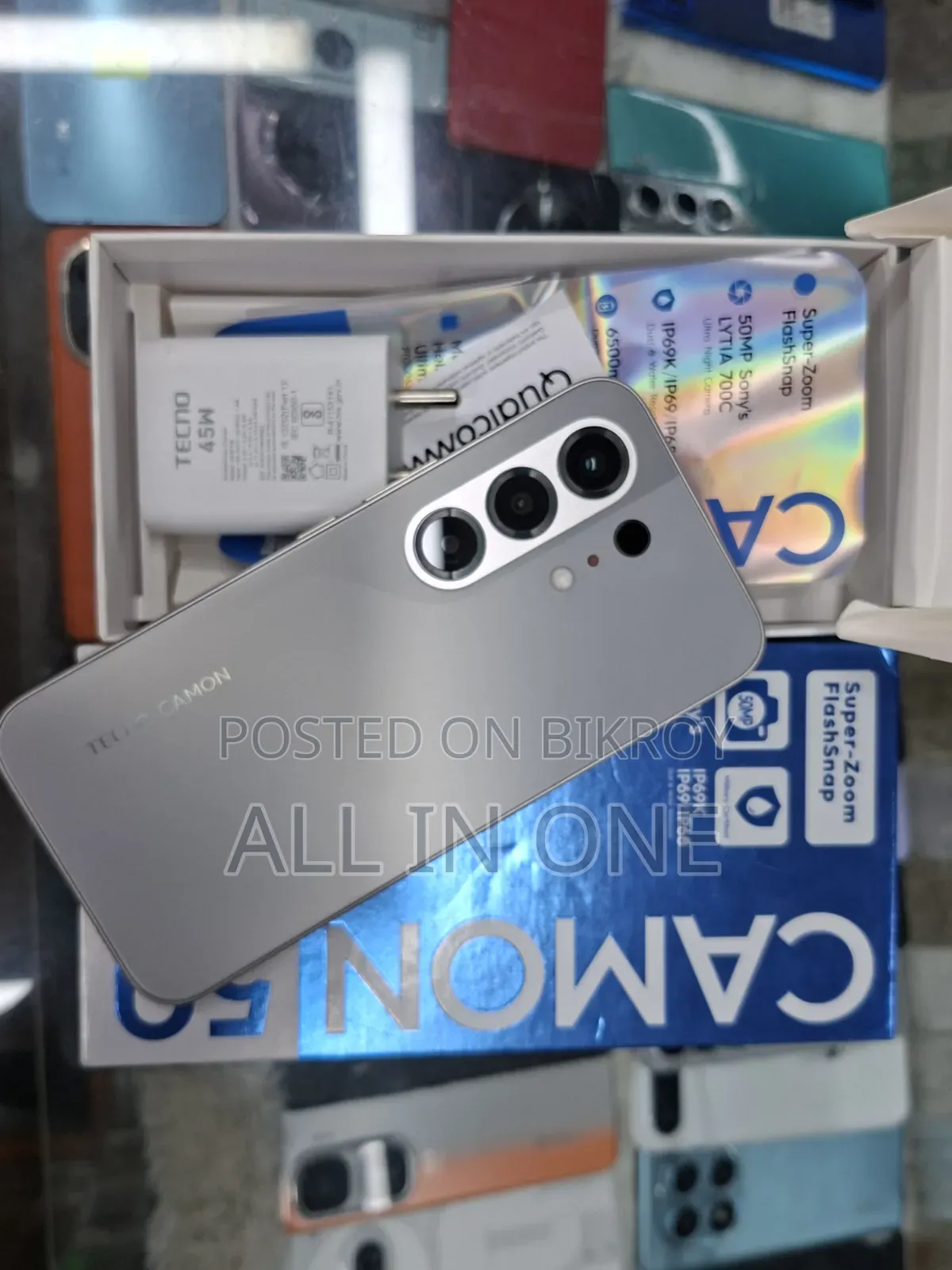 Tecno Camon 50 256 GB Gray