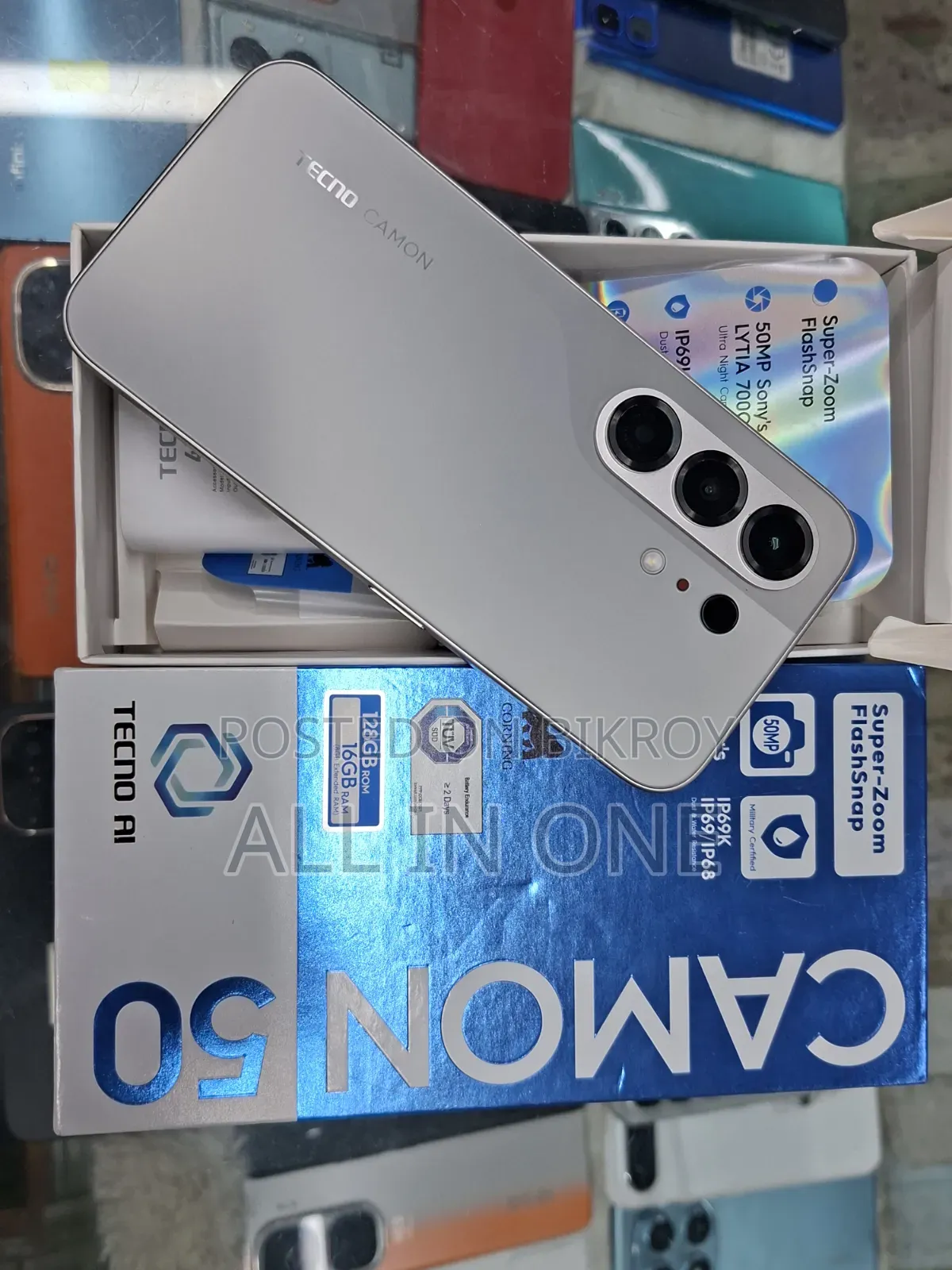 Tecno Camon 50 256 GB Gray