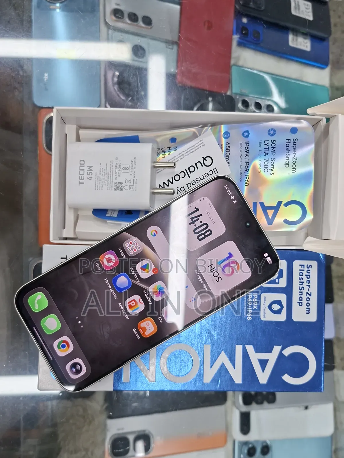 Tecno Camon 50 256 GB Gray