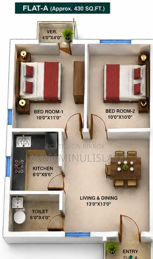 Studio Apartment in Basabo for Sale