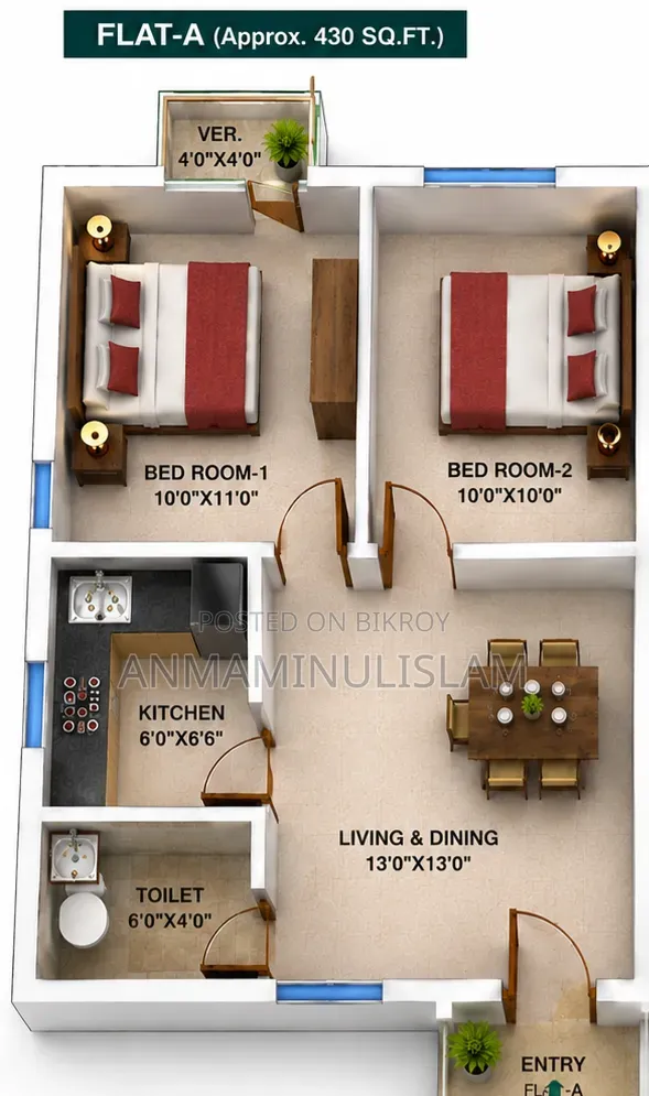 Studio Apartment in Basabo for Sale
