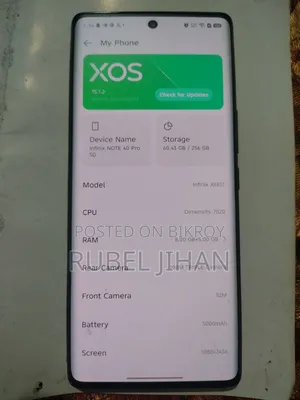 Infinix Note 40 Pro 5G 256 GB Rose Gold