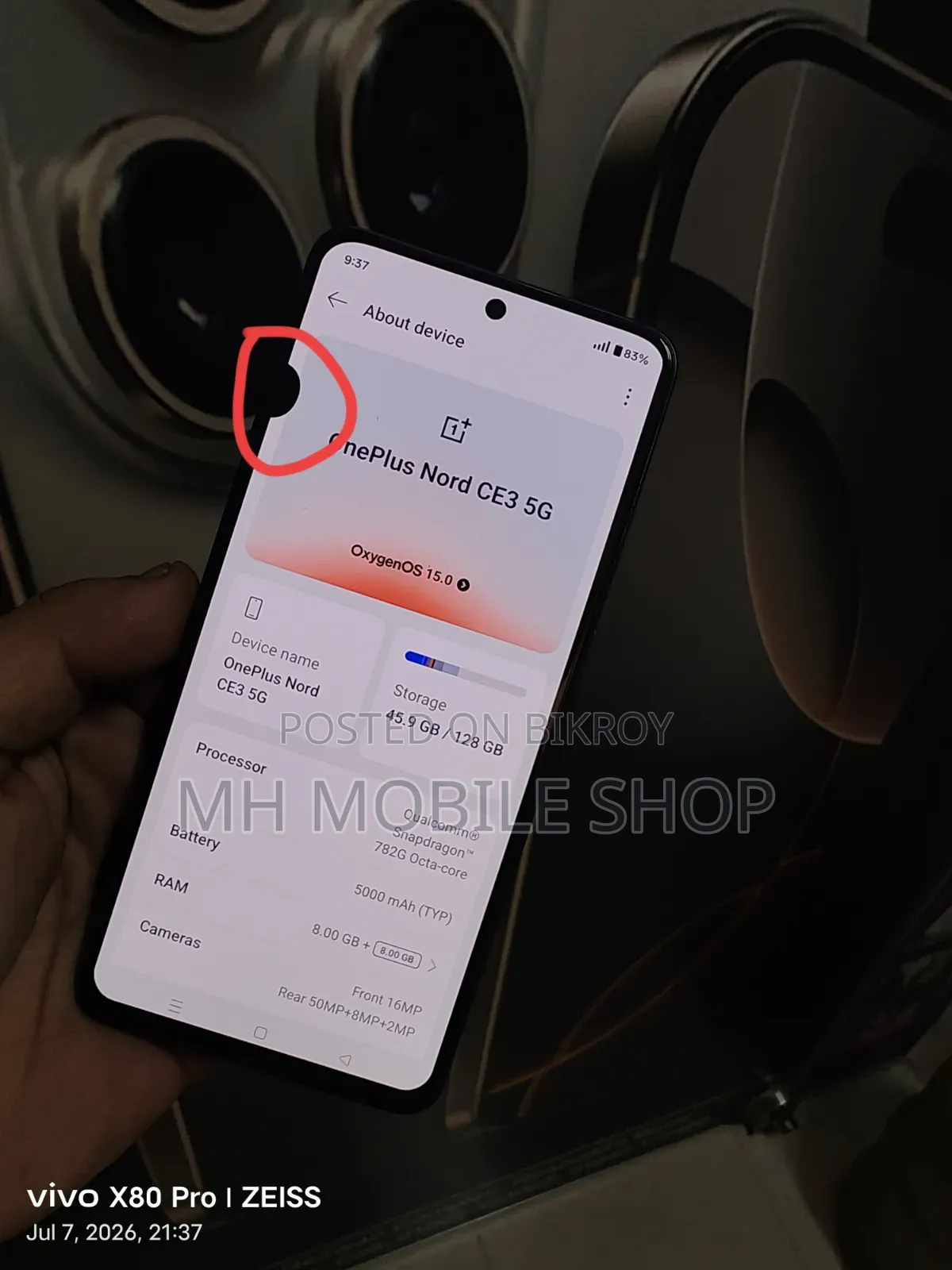 OnePlus Nord CE3 128 GB Gray