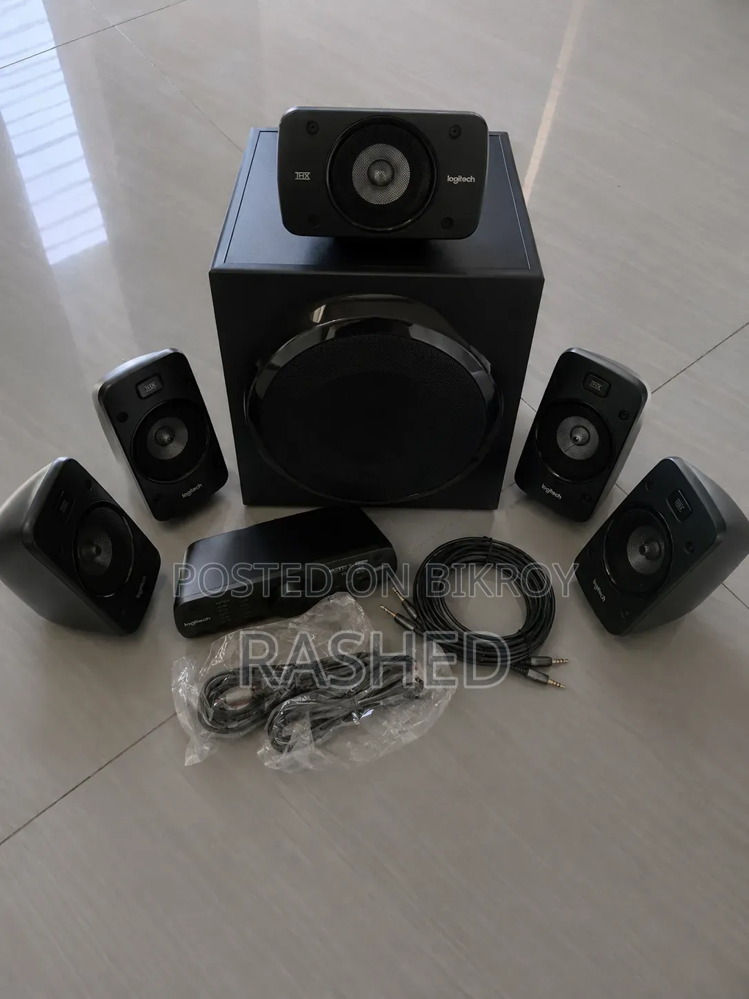 Logitech Z906 THX 5.1 Surround Sound Home Theater | 1000w