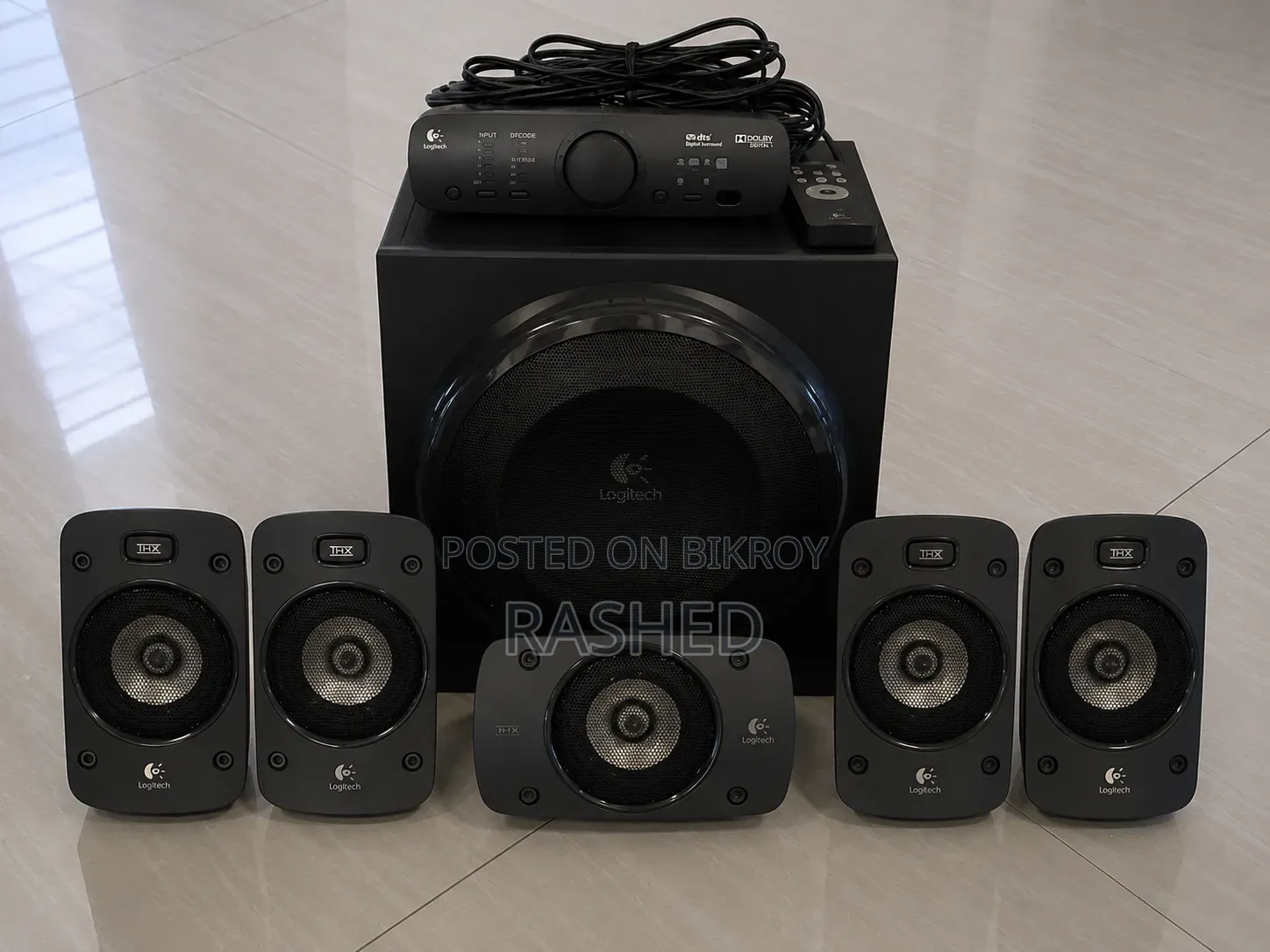 Logitech Z906 THX 5.1 Surround Sound Home Theater | 1000w