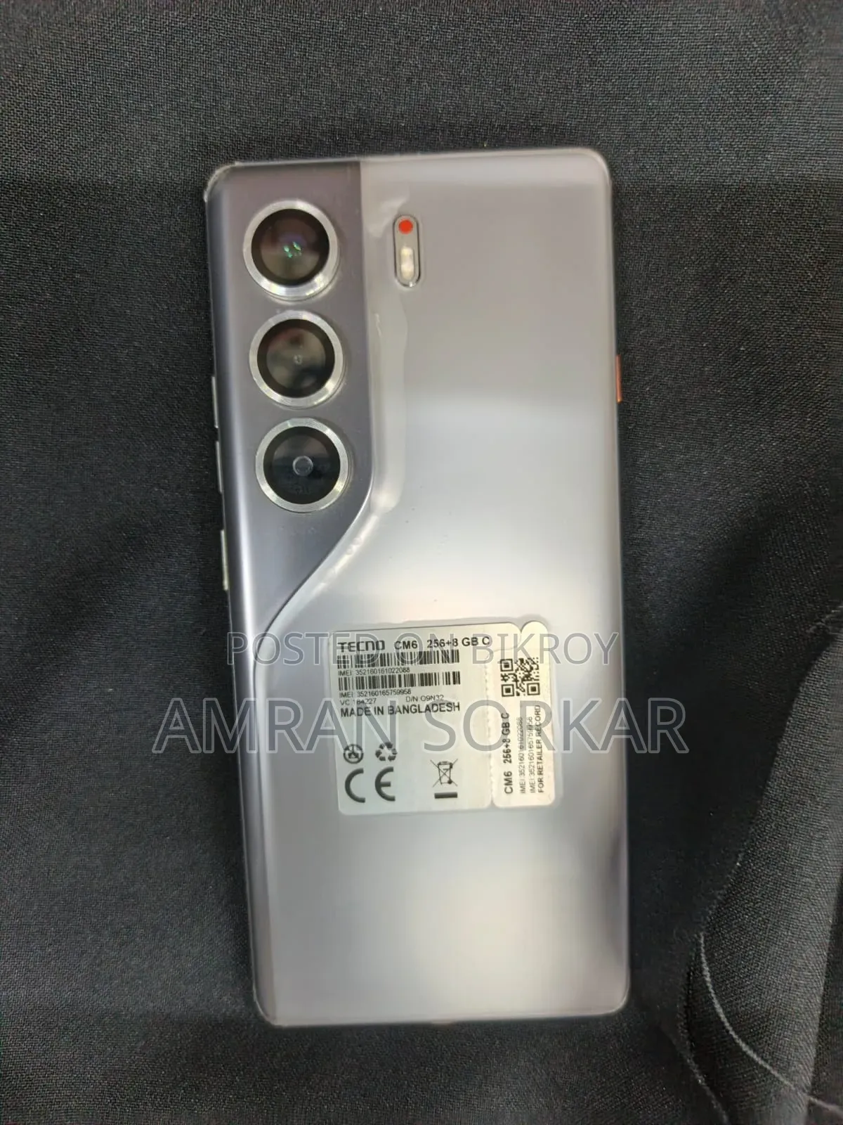 Tecno Camon 40 Pro 5G 256 GB Gray
