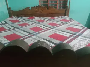 One Double Old Bed for Sale (Neem Wood)