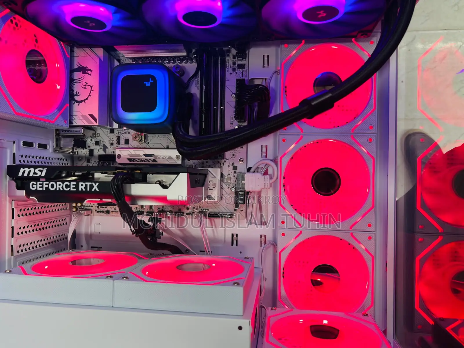 Desktop Computer MSI model 16GB AMD Ryzen 7 SSD 1T