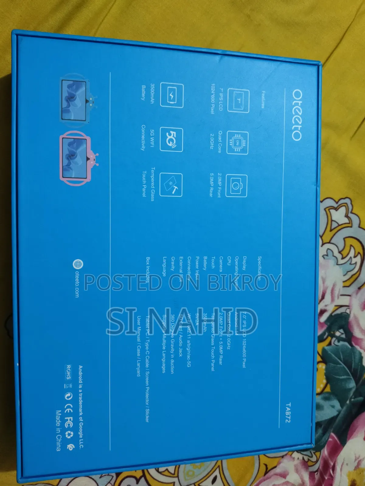 Oteeto TAB 73 2 TB Pink