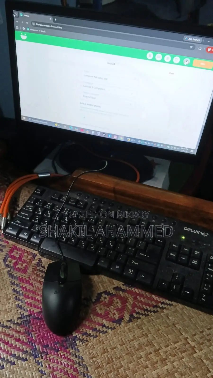 Desktop Computer Gigabyte GB-BACE-3000 8GB Intel Core i3 HDD 4T