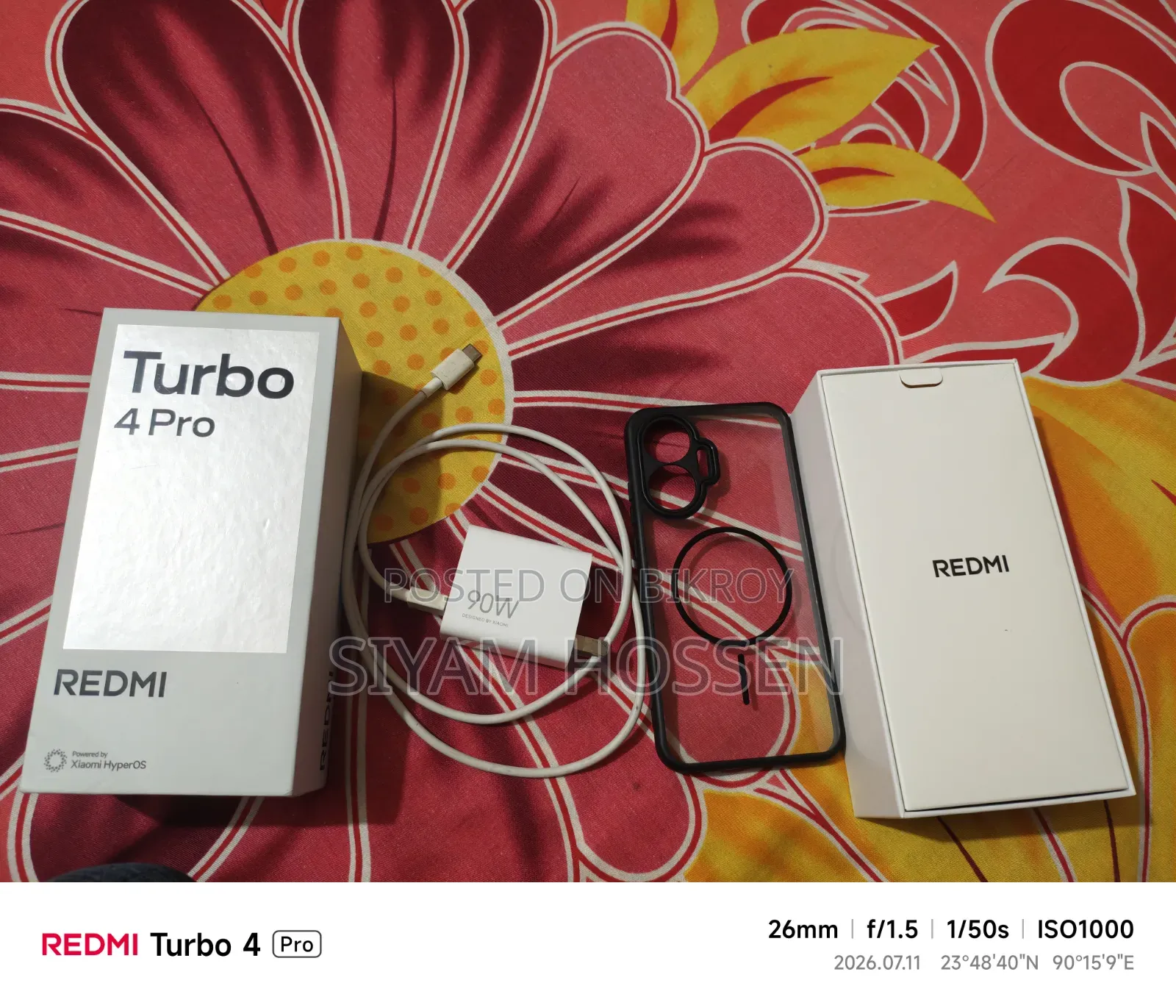 Xiaomi Redmi Turbo 4 Pro 256 GB Black