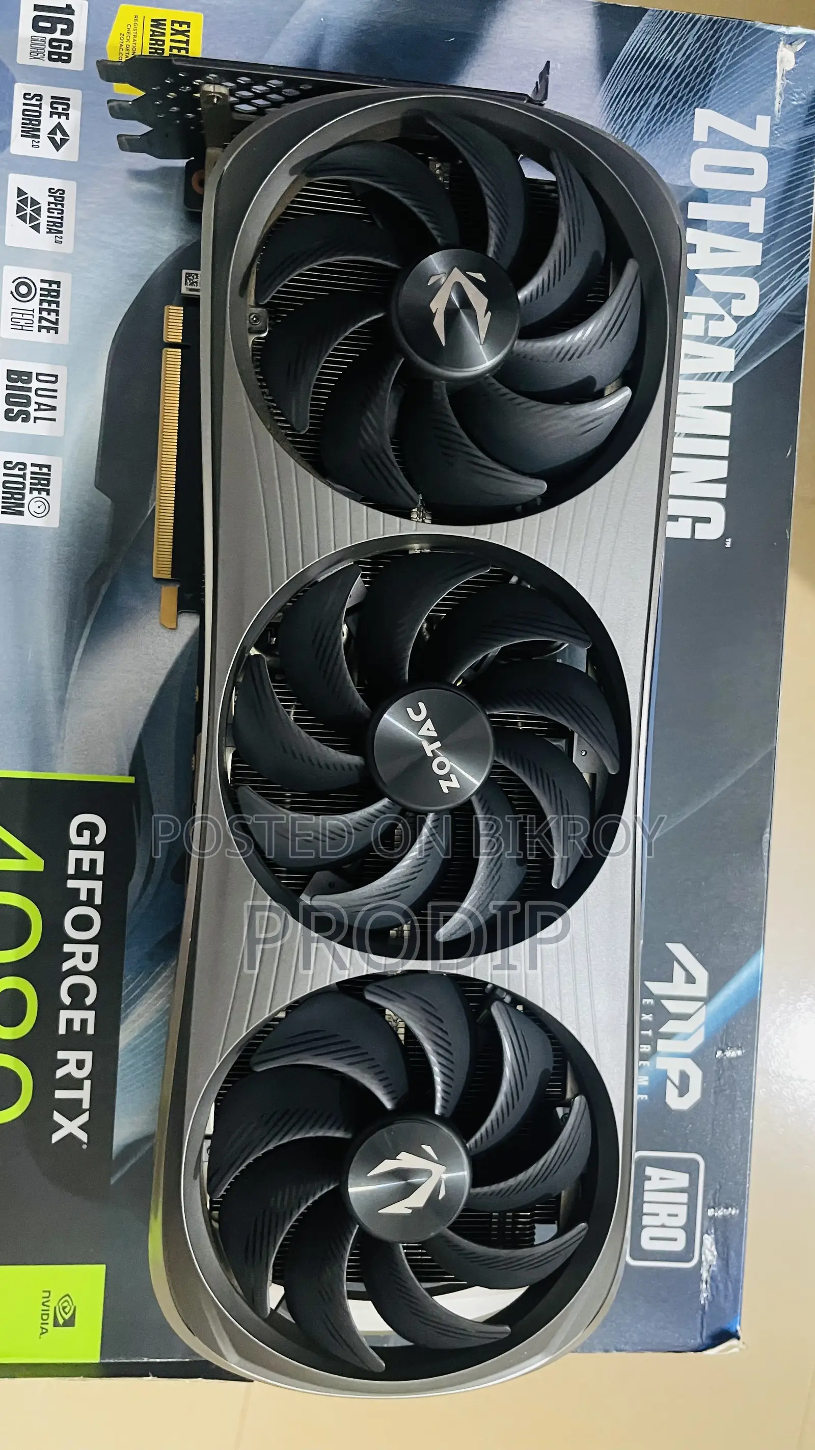 Zotac RTX 4080 16gb Amp Extreme Airo - বক্সসহ, ফ্রেশ কন্ডিশন
