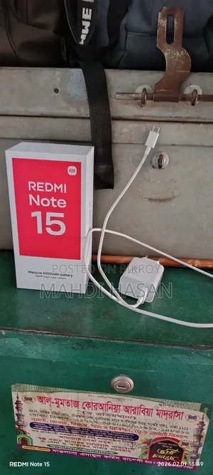 New Xiaomi Redmi Note 15 256 GB Black