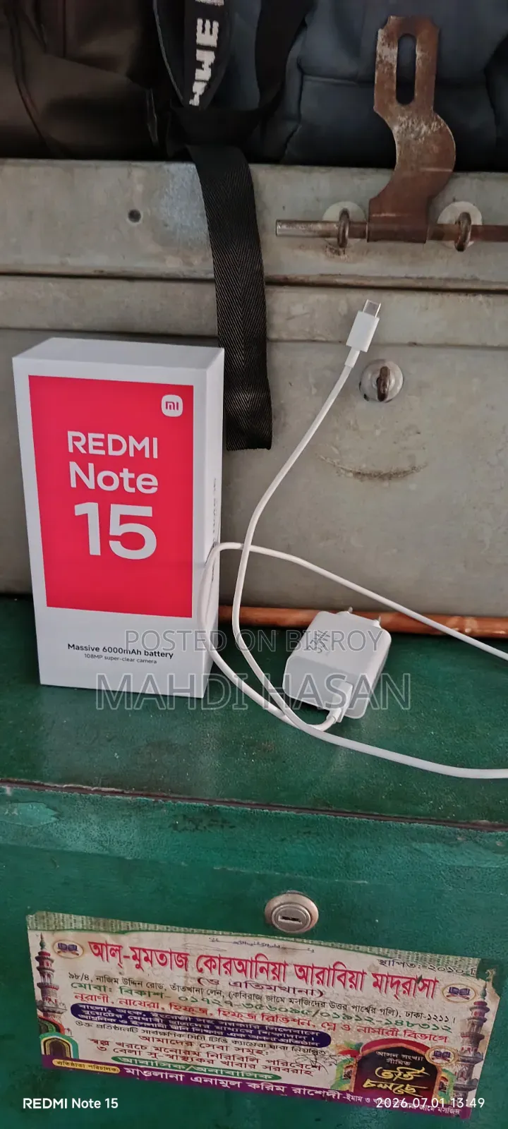 New Xiaomi Redmi Note 15 256 GB Black